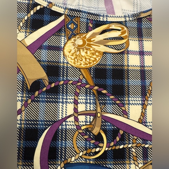 EUC! J. McLaughlin Girls’ RARE Equestrian Motif Dress, sz 5 - Picture 4 of 10